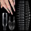 120 STKS Rockets Shape Nail Forms voor Extensions Geen Clips 2