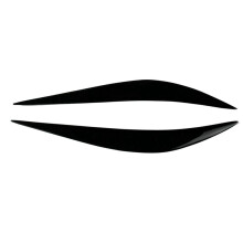 Car Front Headlight Lamp Eyebrow Light Cover Eyelid Trim for 4 Series F32 F33 F36 M3 M4 F80 F82 F83 Resin