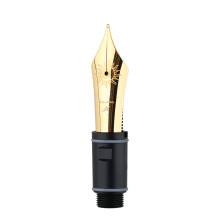 Metal Tipped Elastic Fountain Pen Tip-Gold plated M tip