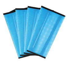 Set of 4 Mesh Fly Boot Horse Loose Mesh Horse Boot-Sky Blue