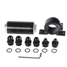 Car Universal 50mm Oil Pump Mounting Bracket Kit Fuel Pump Installation Bracket Filter Clamp