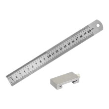 Metal Carpenter Carpentry Square Woodworking Tools Carpentry Steel Ruler Positioning Limit Block Measuring 200mm