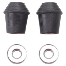 2 Packs Bass Drum Spur Feet, Bass Drum Legs Threaded Rubber Foot with Lock Nuts for Bass Drum