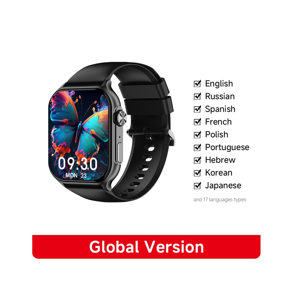 (Deep ) Smart Watch Fit 1.96" Hd Amoled Display Heart Rate Health Monitoring Bluetooth Phone Calls Smartwatch For Android Ios Gray 6900890400147