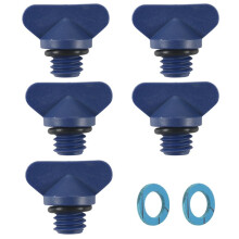 Engine Block Drain Plugs with Gaskets for  Marine Inboard Engines 22-806608A02 8M0119211 12-19183