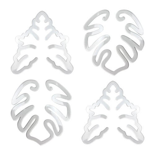 4Pcs Plant Stem Plastic Support,Flower Stem Holder,Reusable Plant Retaining Support,A+B