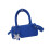 Sac à main rond élégant avec poches faciles d'accès et-Bleu 1