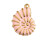 Stainless Steel Charm Handmade Keychain Pendant Conch Shape-5 1