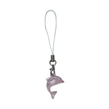 Charme mignon de porte-clés de dauphin de dessin animé pour-Rose