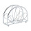 Contemporary Half Moon Shape Tissue Holder Metal Construction-2 1
