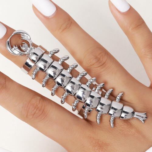 Mechanical Design Stainless Steel Centipede Ring Alternative 1