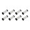 Tuyau de Bougie D'Allumage de Moteur 8 Pièces 11127570219 pour  E65 E66 E53 E70 N62 E60 E61 E63 E64 1