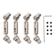 4St Metall Drivaxel CVD för WPL D12 C14 C24 B16 B36 B24 MN D90 MN99S MN-90 RC Biluppgraderingsdelar ReservtillbehöR