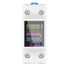 Tuya WiFi Din Rail Meter AC50-320V APP Control Real- Voltage Current Curve Monitor for Home/Industry