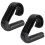 Gyms Vertical Grip Handle Pulls  Resistance Band Handle Exercises Band Attachments Handle for Pulls- Bar Workouts 1