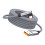 Reinforced Nylon USB A to Type C Charging Cord Angled-grey 1m 1