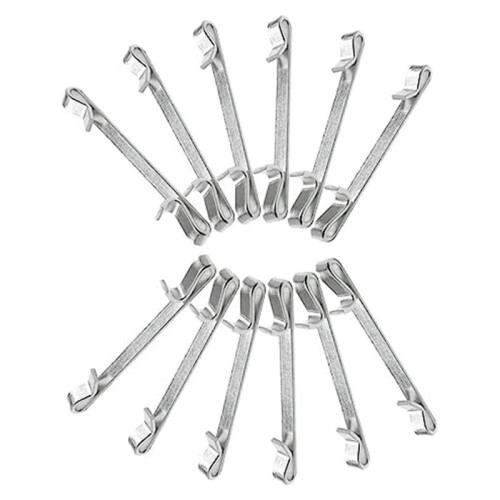 Early 2Inch Double Loop Tool Box Drawer Slide Clips Snap  Tool Box Accessories Replacement Parts (12PCS)