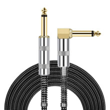 Gold Plating Microphone Audio Cable 6.35mm Stereo Microphone Cable Mixer Extension Cable A 3 Meters