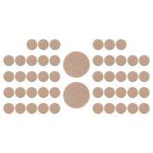 Self-Stick Furniture Round Pads for Hard Surfaces 48-Pcs