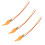Glowing Artificial Candle Light With Adjustable Brightness-3pc 1