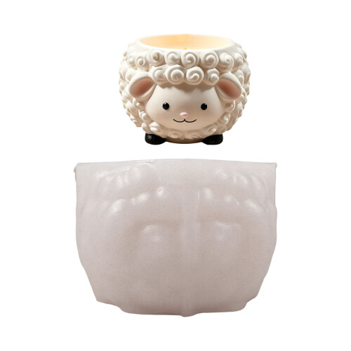 Sheep Shape Silicone Molds For Making Candle Cup Pen Holder