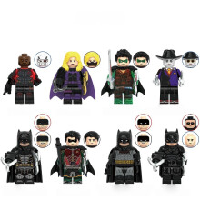 (8pcs-A) DC Superhero Minifigures Superman Batman Joker Robin Building Blocks