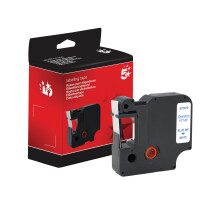 5 Star Non-OEM Replacement for Dymo 45014 Blue on White 12mm x 7m FS672070