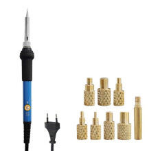 Soldering Iron Heat Set Insert Tool, 60W 2200V Soldering Welding Iron Kit with Iron Tips and Heat Set EU Plug
