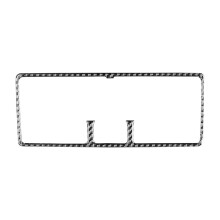 For 4 MK4 1999-2004 Soft Carbon Fiber Car Center Control Air Condition Outlet Vent Trim Cover Accessories