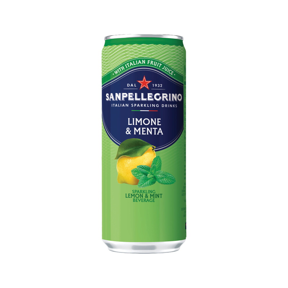 San Pellegrino Lemon And Mint 330Ml (Pack Of 24) 12507511