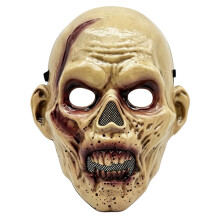 Practical Plastic Halloween Mask With Realistic Skeleton Detail