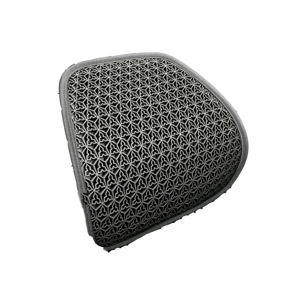 Ergonomic Gels Seat Pad With Cooling-Full Gel Lumbar Gray 7704001238723