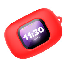 Dustproof Silicone Case Shockproof Earphone Protective Case-Red