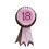 Broche de 18e anniversaire, faite à la main, Design Unique,-UN 1