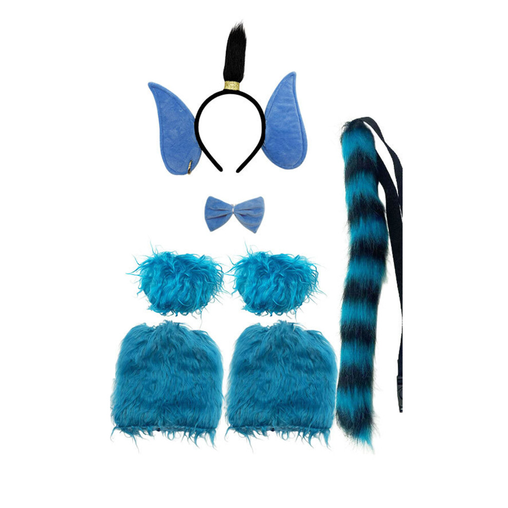 Elephant/Cats/Foxes Costume Accessories Ears-Blue ear piercing