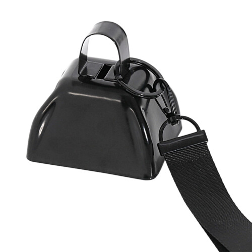 Cloche de vache, fabricants de bruit, Percussion,-Noir