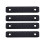 4Pcs Rails Hand Guard With Antislip Texture Nylon-A 8cm Black 1