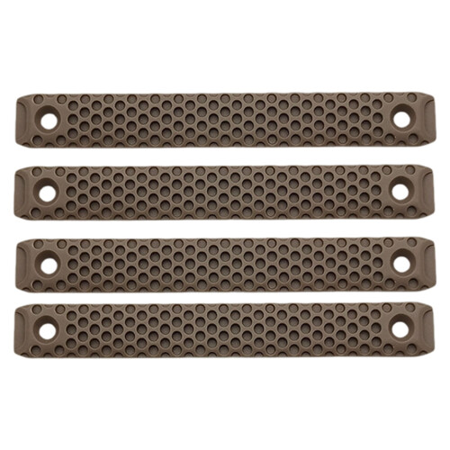 4 Stück leichte Nylonschienen Panel-Eine 12 cm große Sandfarbe