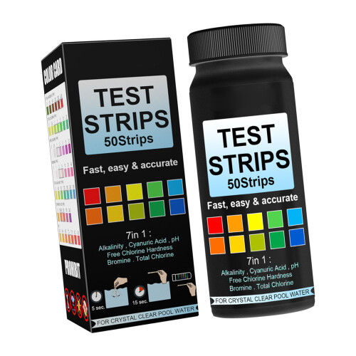 Water Check Strips Measure Chlorine Bromine Hardness For Home