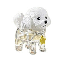 Dog Furs Storage Bottle Dog Hair Keychain Dog Hair-Bichon Frize