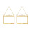 2Pcs Square Metal Glass Pressed Flower Frame For-Horizontal 1