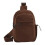 Small Quilted Nylon Shoulder Bag Lightweight Waterproof-Coffee 1