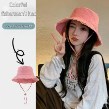 (Beige) Adjustable Wide Brims Sun Hat Sun Protective Soft Bucket Hat Distressed Fisherman Hat For Women Travel Beach Vacation  Yellow