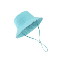 (Blue) Adjustable Wide Brims Sun Hat Sun Protective Soft Bucket Hat Distressed Fisherman Hat For Women Travel Beach Vacation  Yellow