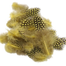 100PCS Soft Plumage For Projects Portable Decorative-Yellow