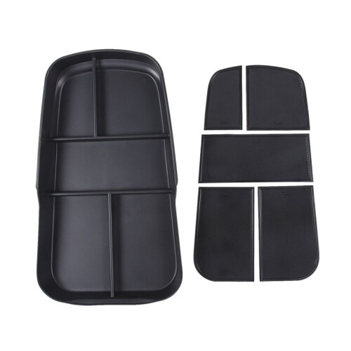 For   EQE EQS 2023 Car Center Control Under Storage Box Organizer Tray Interior Accessories