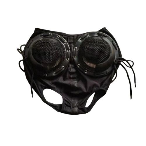 Reinforced Open Weave Horse Face Protector Guards Eyes From-Red 1