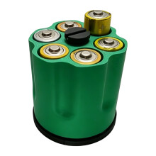 Organized Battery Management Case 6Slot Storage Box For D-Green