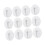 12 Pieces Practical Plastic Hook for Home Decoration Easy Setups 1