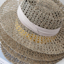 (Coffee) Versatiles Western Straw Hat Durabililty Straw Hat Gardening Breathable Sun Hat for Travel and Leisures  Yellow